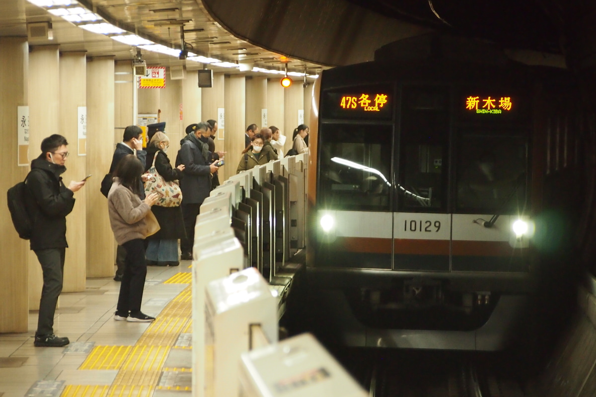 東京メトロ 和光検車区 10000系 10129F