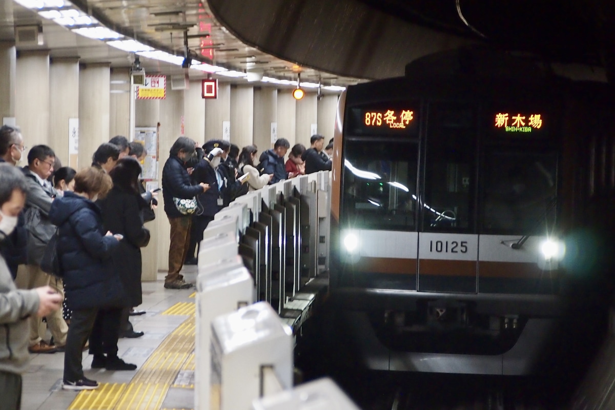 東京メトロ 和光検車区 10000系 10125F