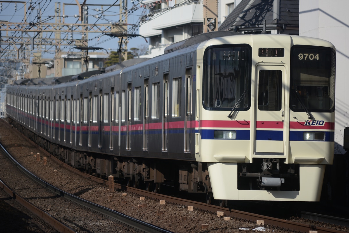京王電鉄 若葉台検車区 9000系 9704F