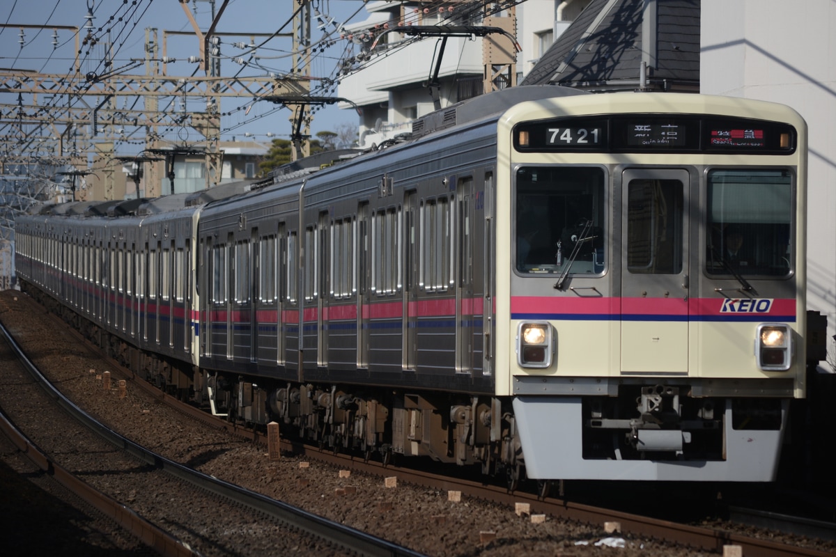 京王電鉄 若葉台検車区 7000系 7421F