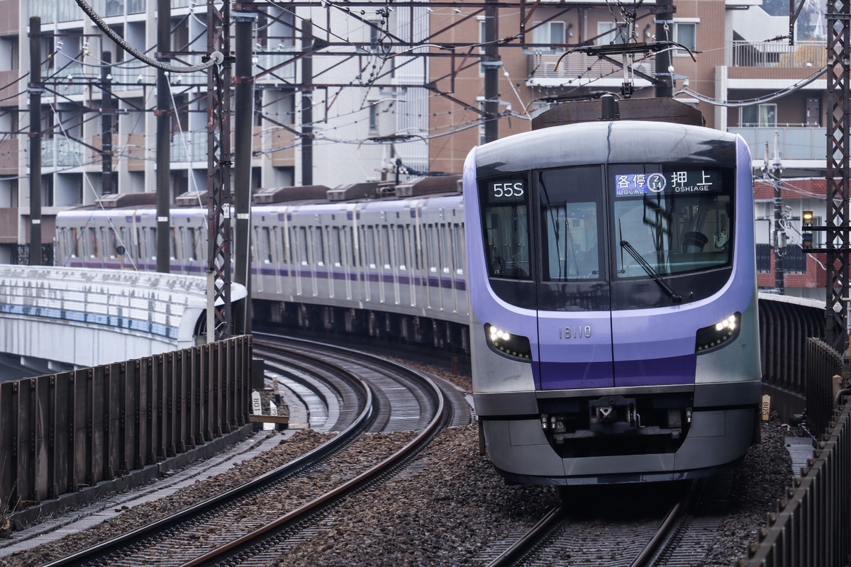 東京メトロ 鷺沼検車区 18000系 18110F