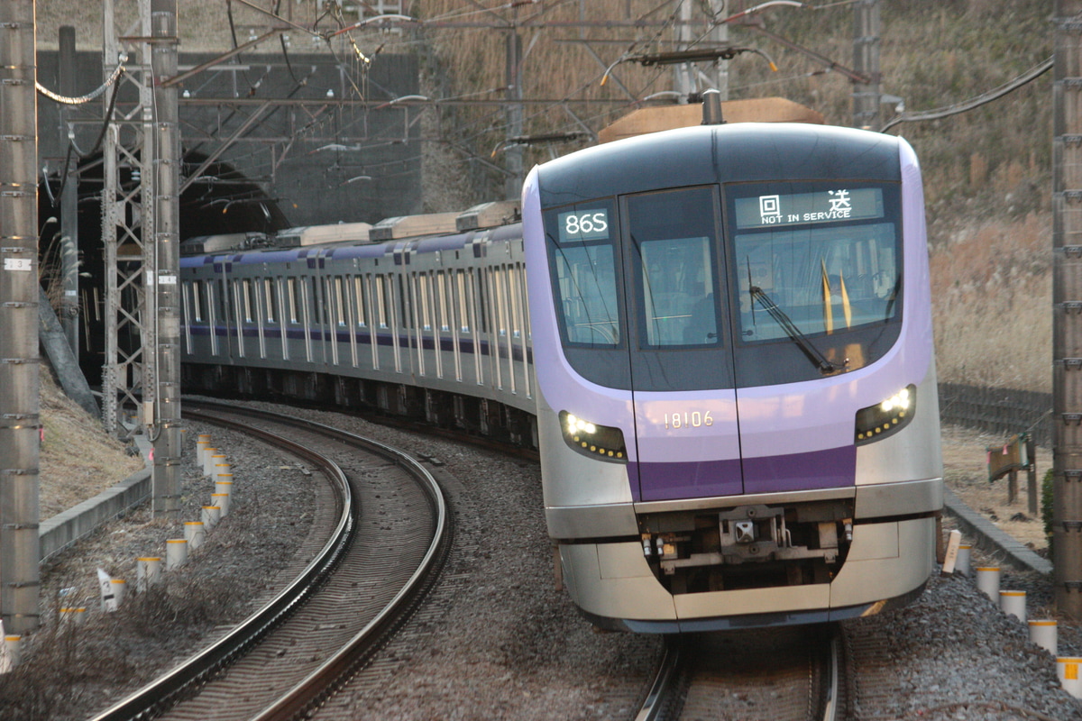 東京メトロ 鷺沼検車区 18000系 18106F