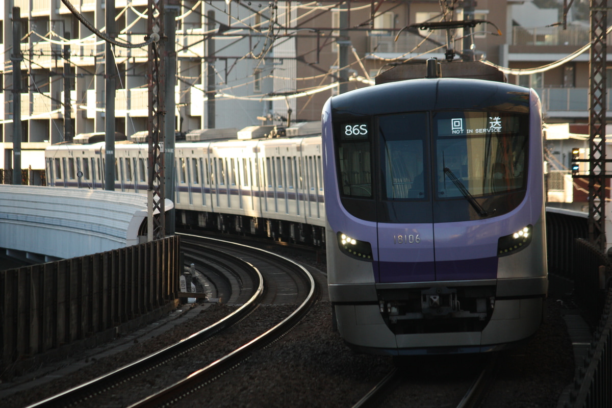 東京メトロ 鷺沼検車区 18000系 18106F