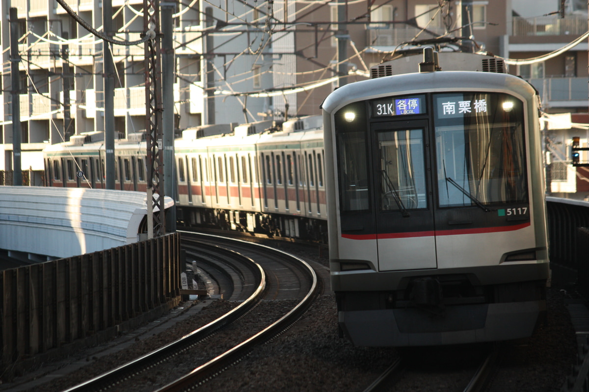 東急電鉄 長津田検車区 5000系 5117F