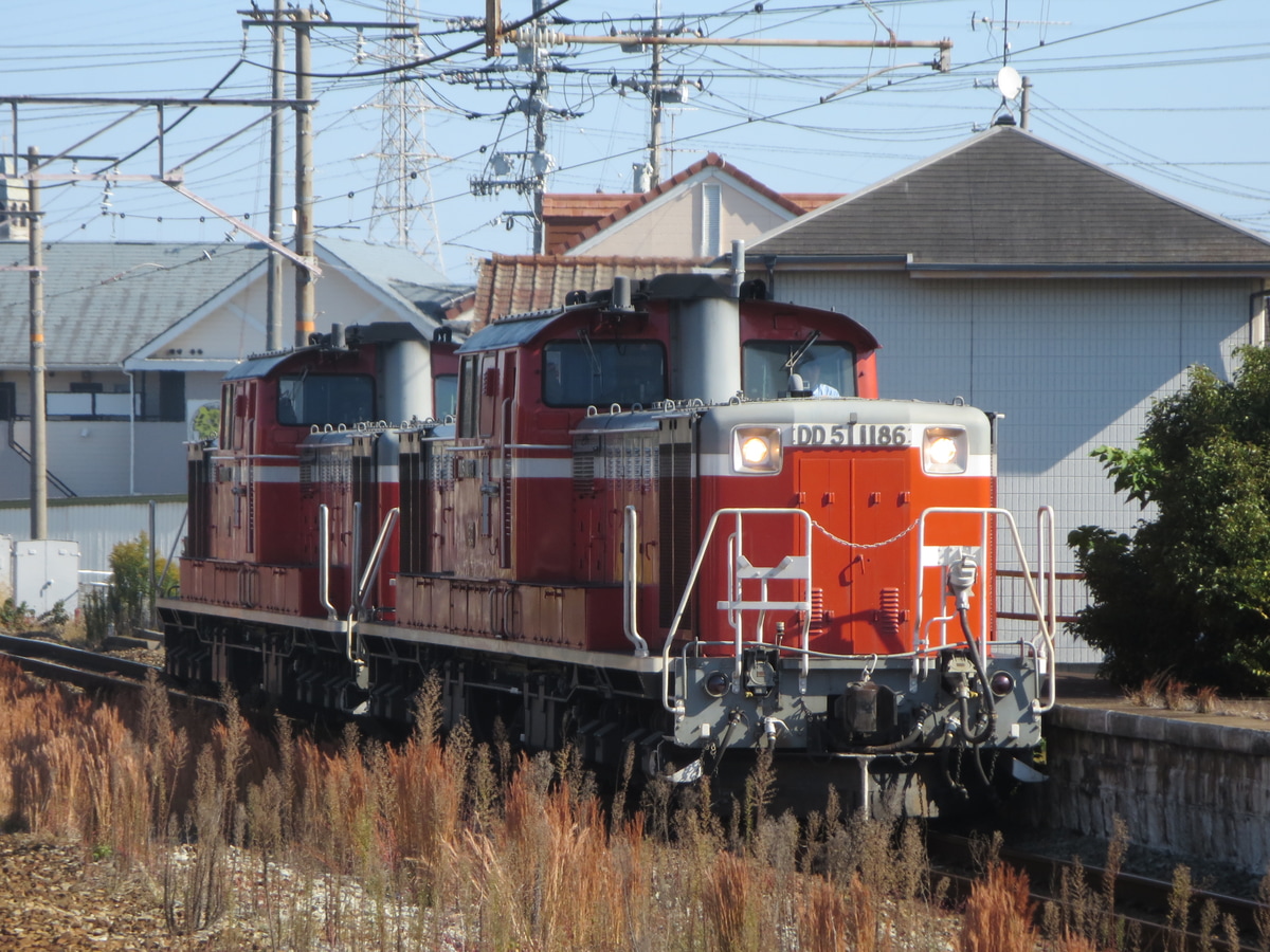 JR貨物  DD51 1186