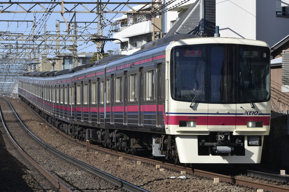 京王電鉄 京王線(若葉台検車区/高幡不動検車区) 8000系 8708F