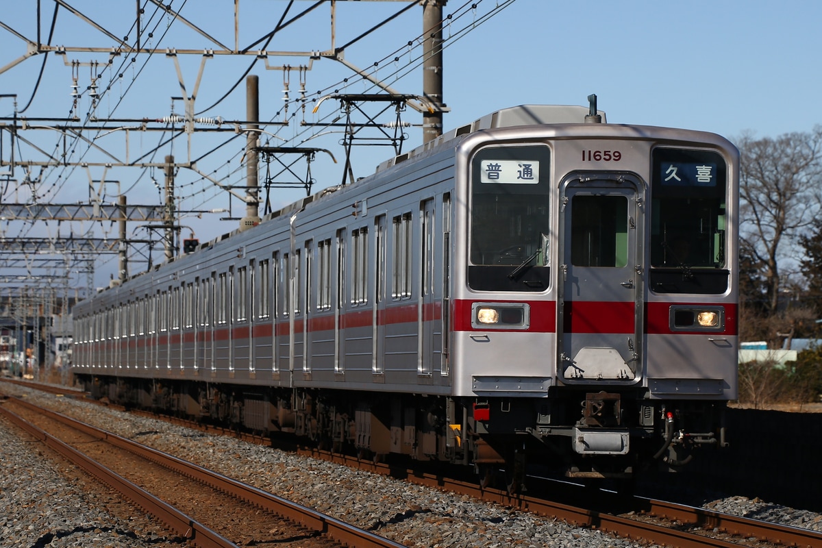 東武鉄道 南栗橋車両管区春日部支所 10030系 11659f