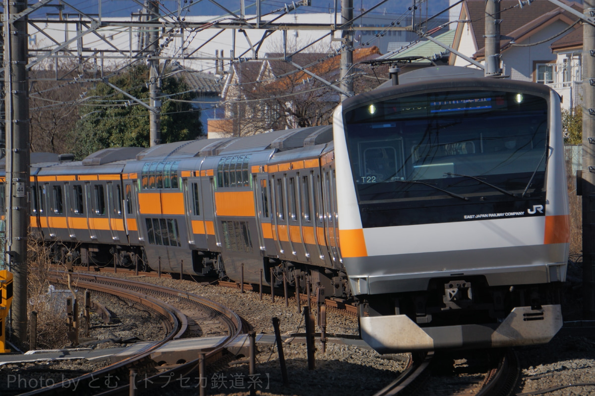 JR東日本 豊田車両センター本区 E233系 トタT22編成