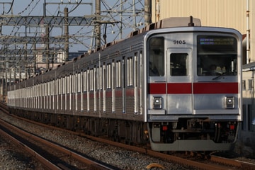 東武鉄道9000系9105Fを東松山～高坂間で撮影した画像