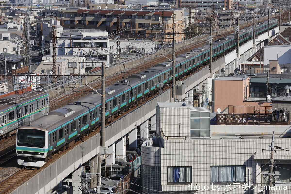 JR東日本 松戸車両センター本区 E231系 マト109編成
