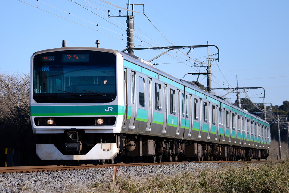 JR東E231系マト133編成の写真