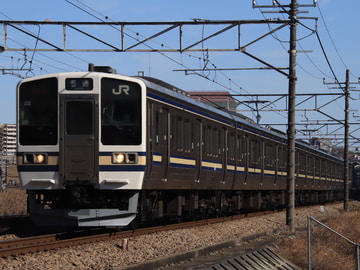 JR東日本211系ナノN608編成を高尾～相模湖間で撮影した画像