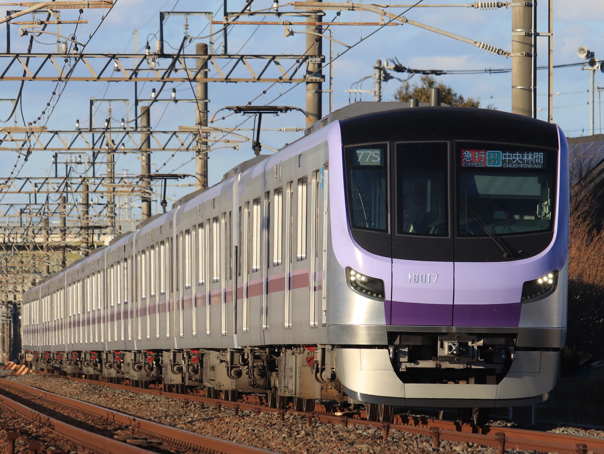 東京メトロ 鷺沼検車区 18000系 18117F