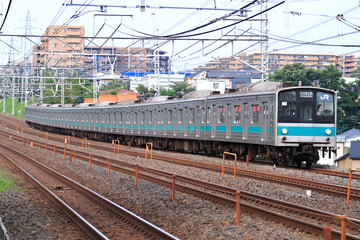 JR東日本207系900番台マト71編成を北小金～南柏間で撮影した画像
