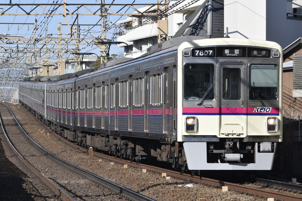 京王電鉄 京王線(若葉台検車区/高幡不動検車区) 7000系 7807F