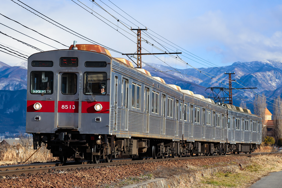 長野電鉄 須坂車両工場 8500系 T3編成