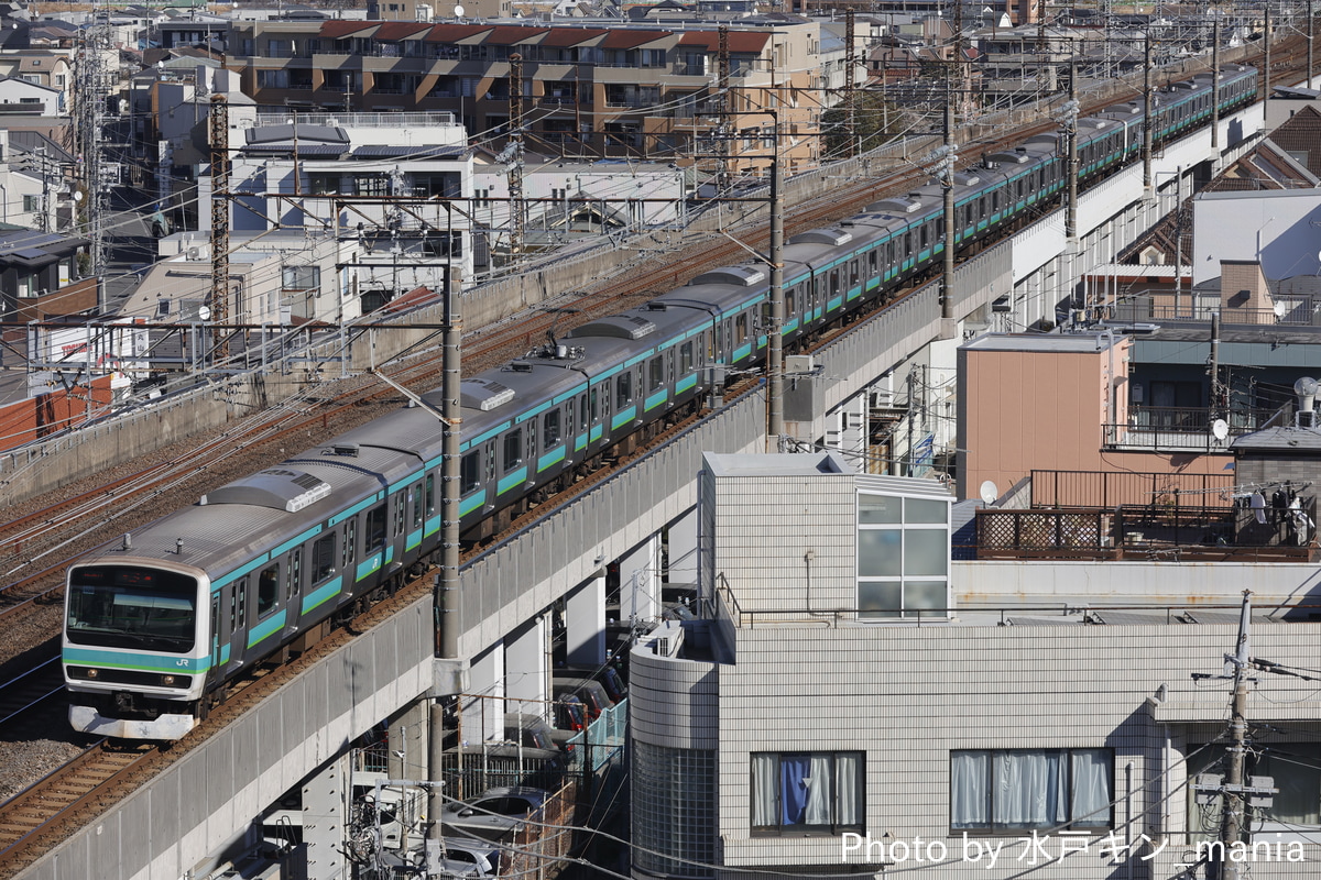 JR東日本 松戸車両センター本区 E231系 マト108編成