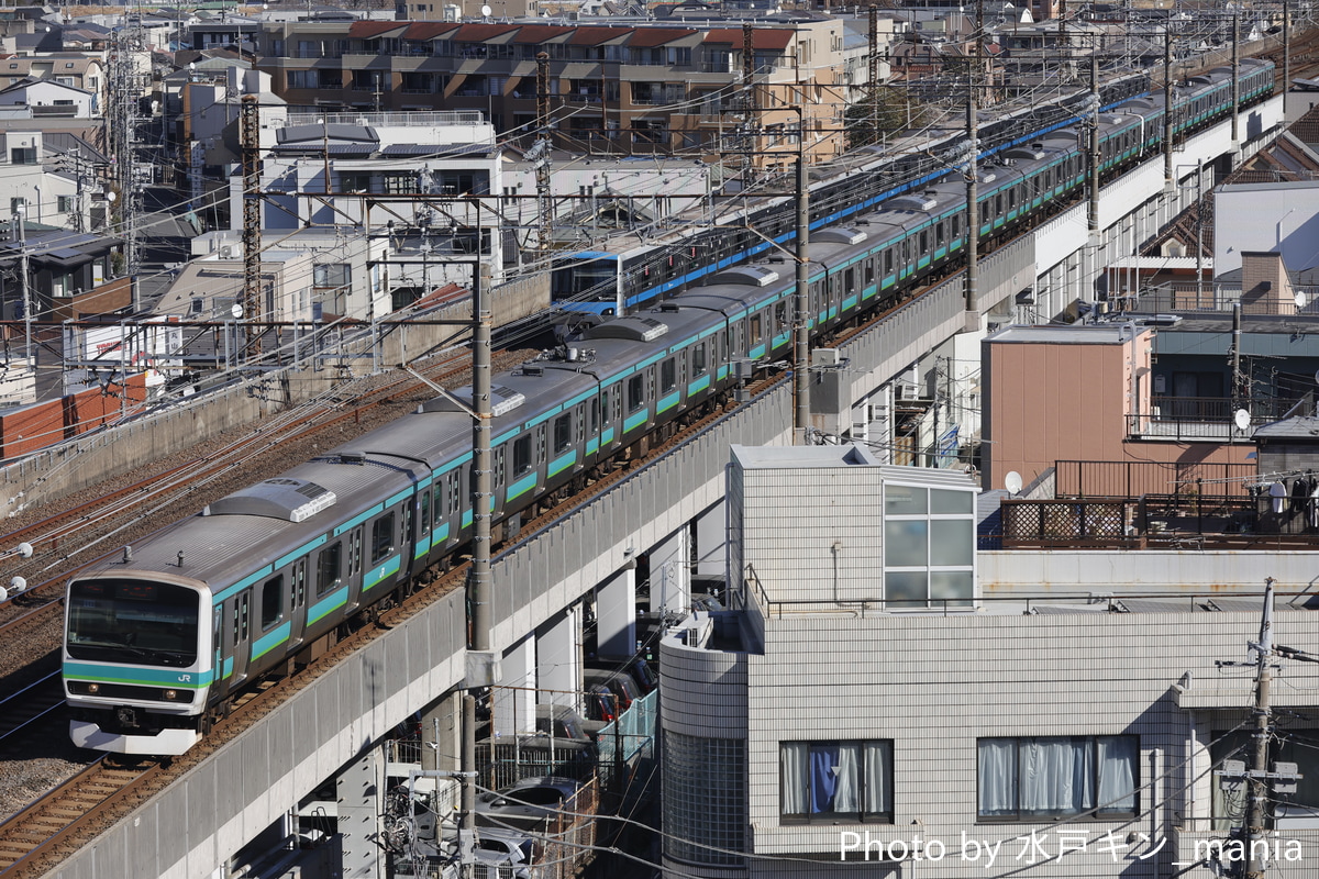JR東日本 松戸車両センター本区 E231系 マト113編成