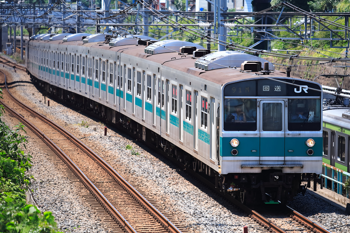 JR東日本 松戸車両センター本区 203系 マト68編成