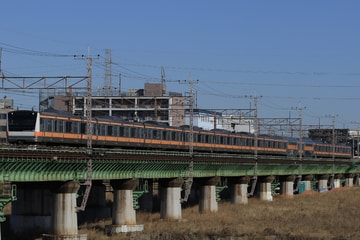 JR東日本E233系トタT7編成を立川～日野間で撮影した画像