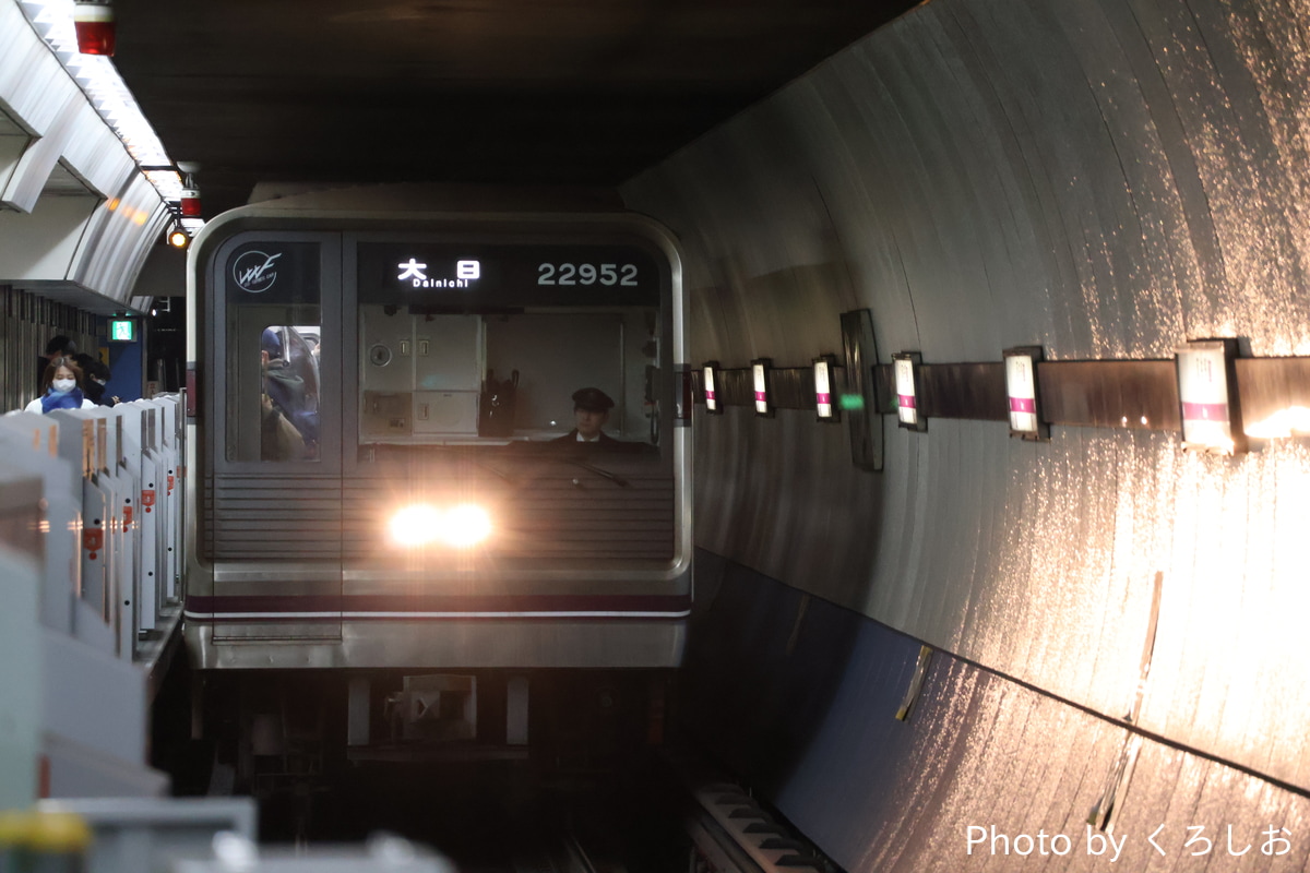 大阪市高速電気軌道 大日検車場 22系 22652F