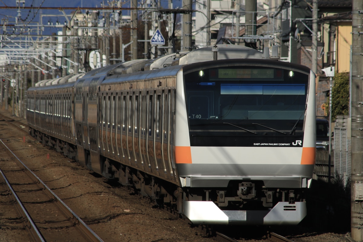 JR東日本 豊田車両センター本区 E233系 トタT40編成