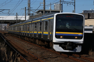 JR東日本209系マリC615編成を本千葉～蘇我間で撮影した画像