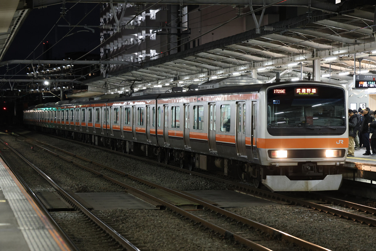 JR東日本 京葉車両センター E231系 ケヨMU33編成