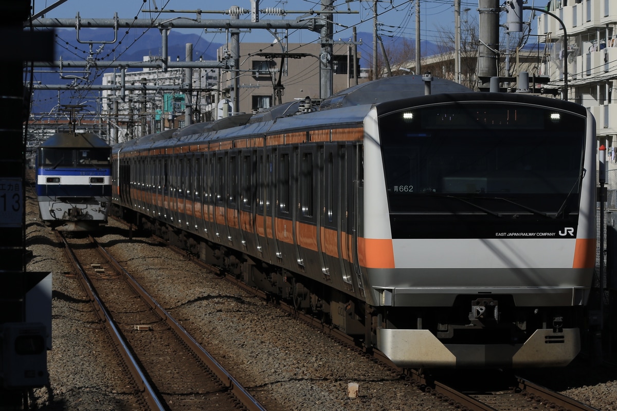 JR東日本 豊田車両センター本区 E233系 トタ青662編成