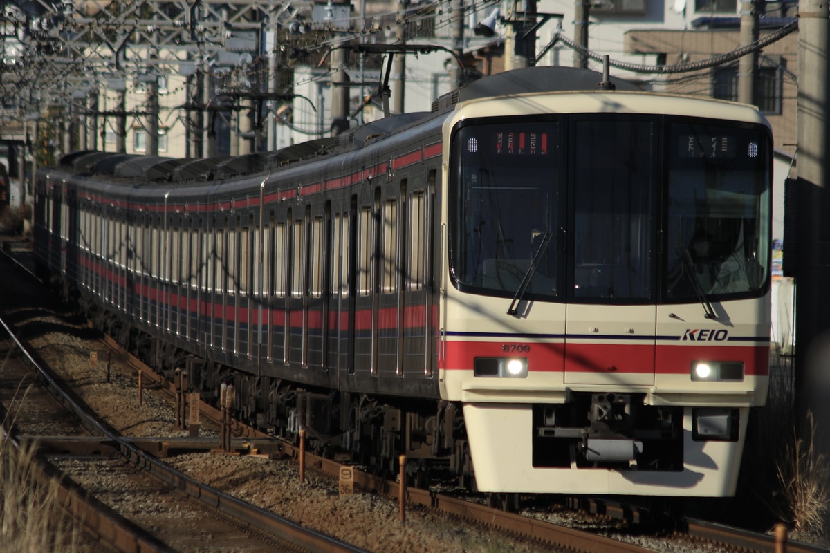 京王電鉄 若葉台検車区 8000系 8709F