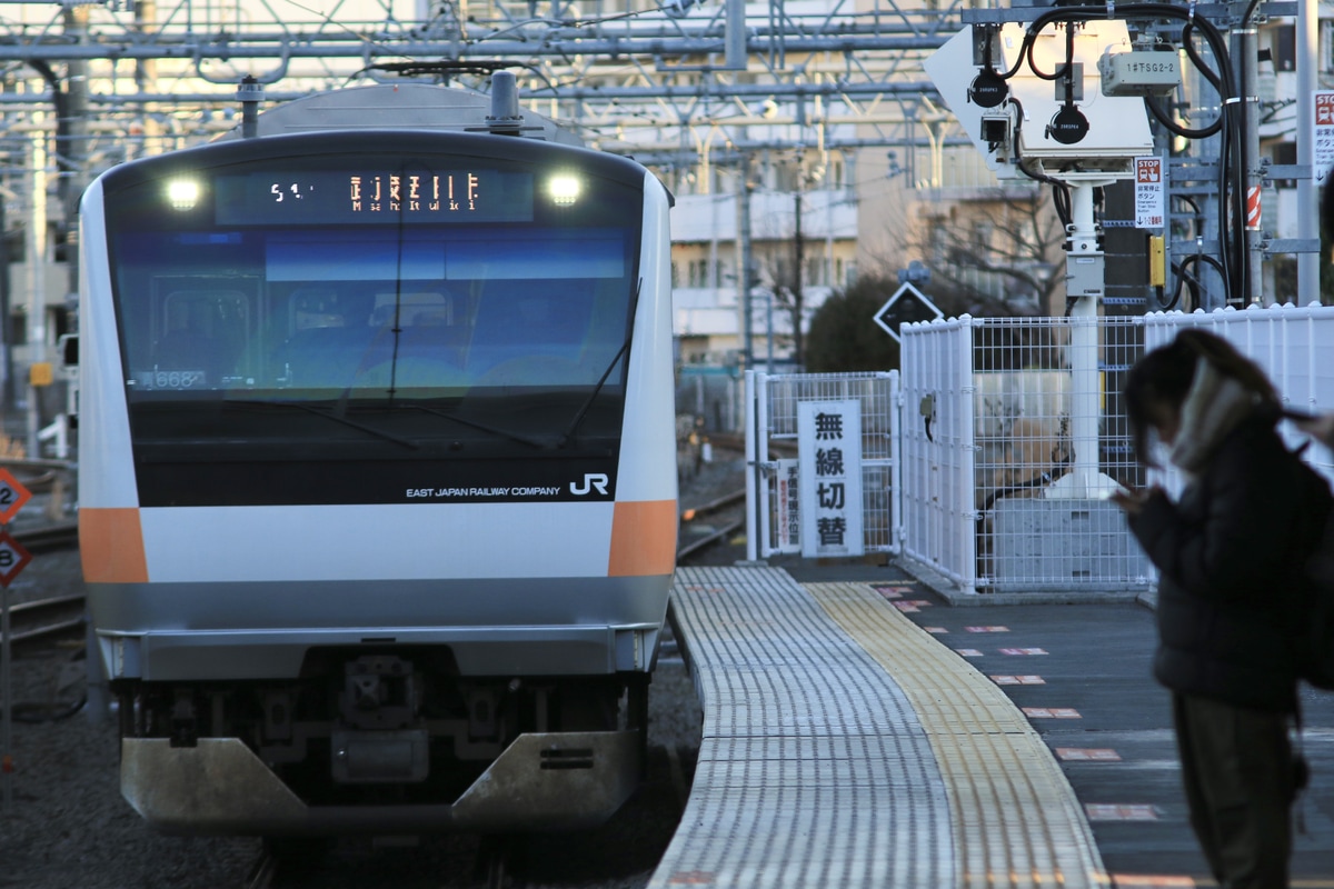 JR東日本 豊田車両センター本区 E233系 トタ青668編成