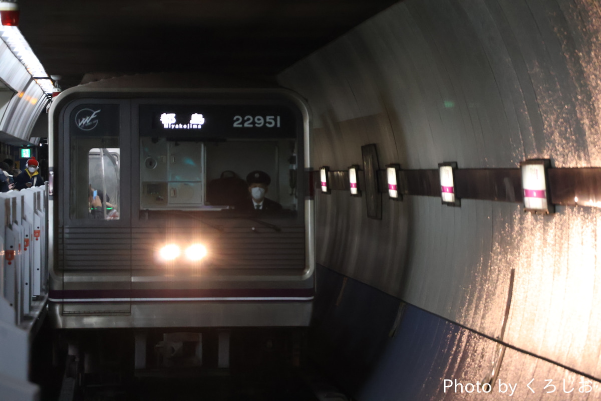 大阪市高速電気軌道 大日検車場 22系 22651F