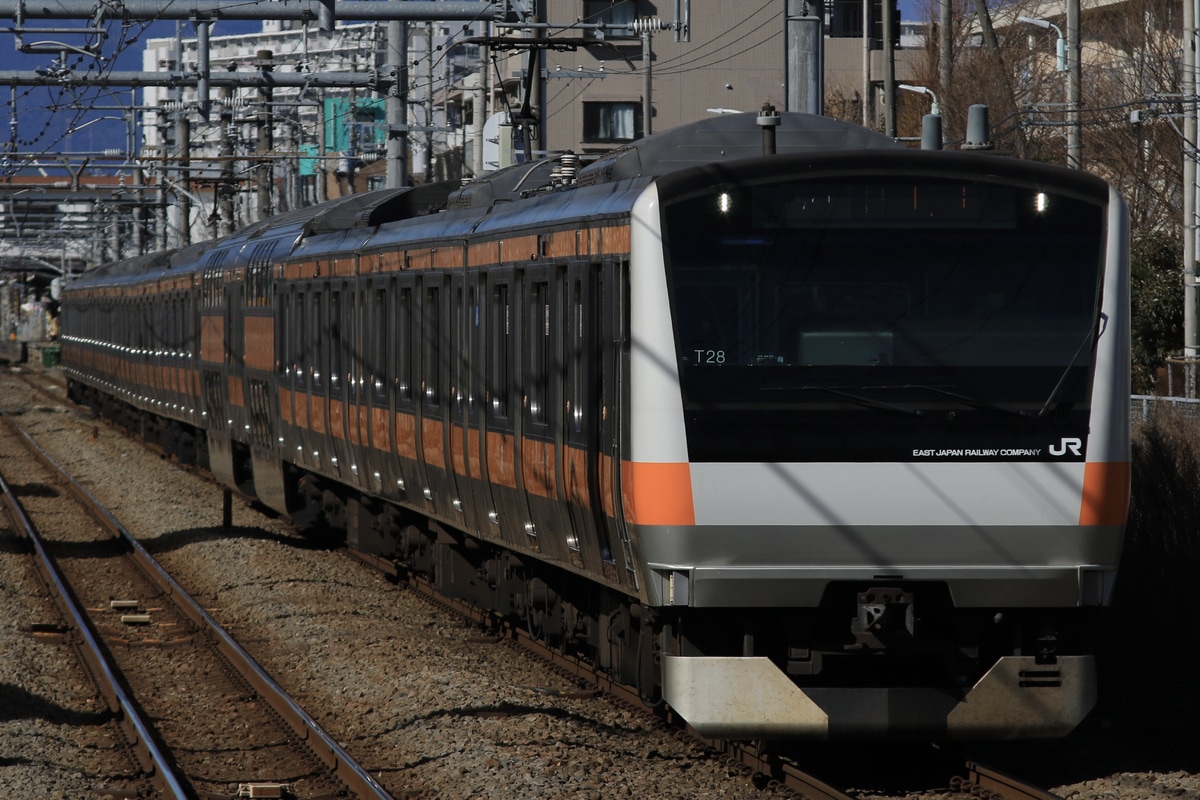 JR東日本 豊田車両センター本区 E233系 トタT28編成