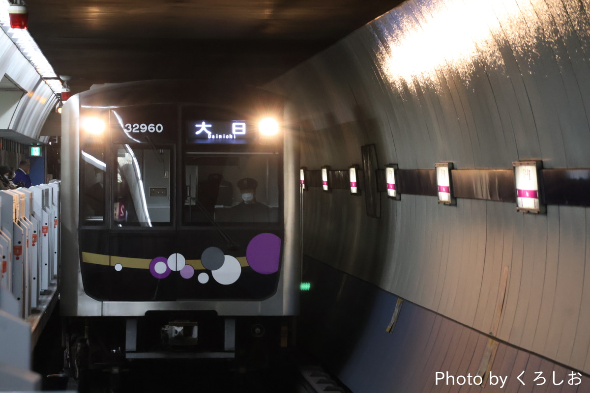 大阪市高速電気軌道 大日検車場 30000A系 32660F