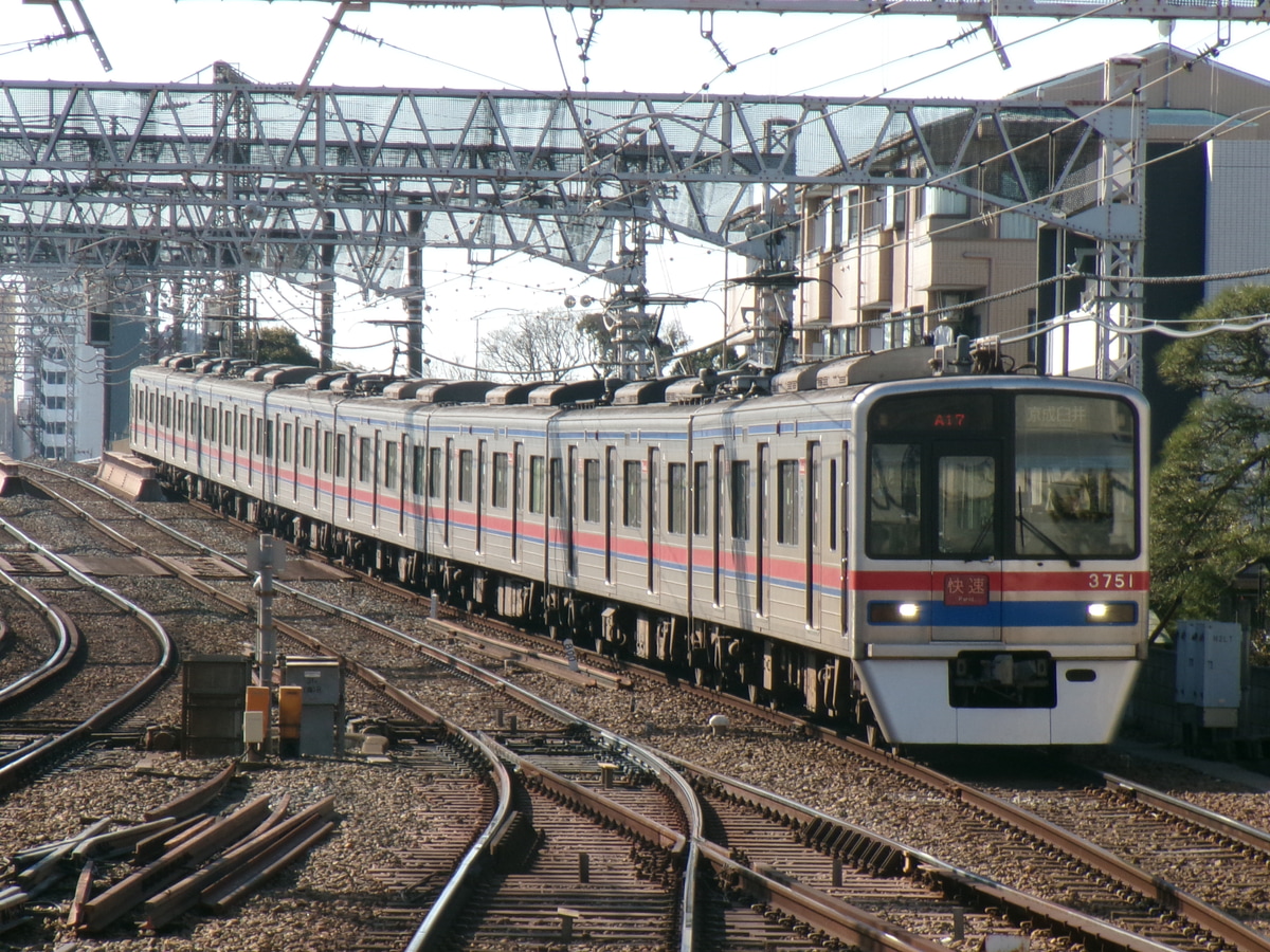 京成電鉄 宗吾車両基地 3700形 3758F