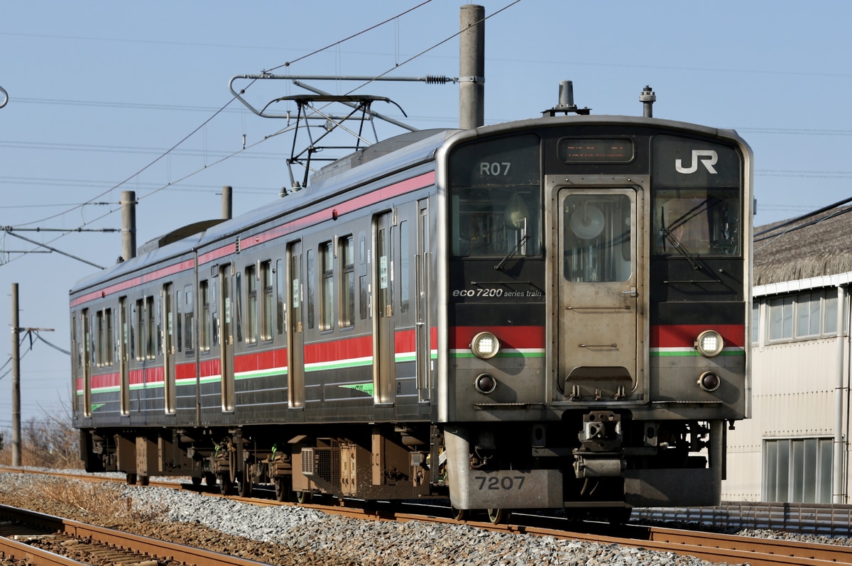 JR四国 高松運転所 7200系 R07編成