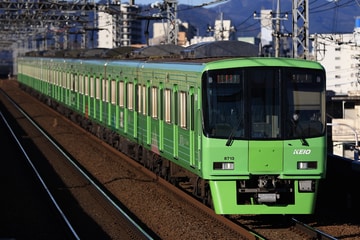 京王電鉄8000系8713Fを長沼駅で撮影した画像