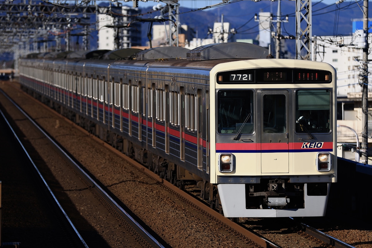 京王電鉄 若葉台検車区 7000系 7721F