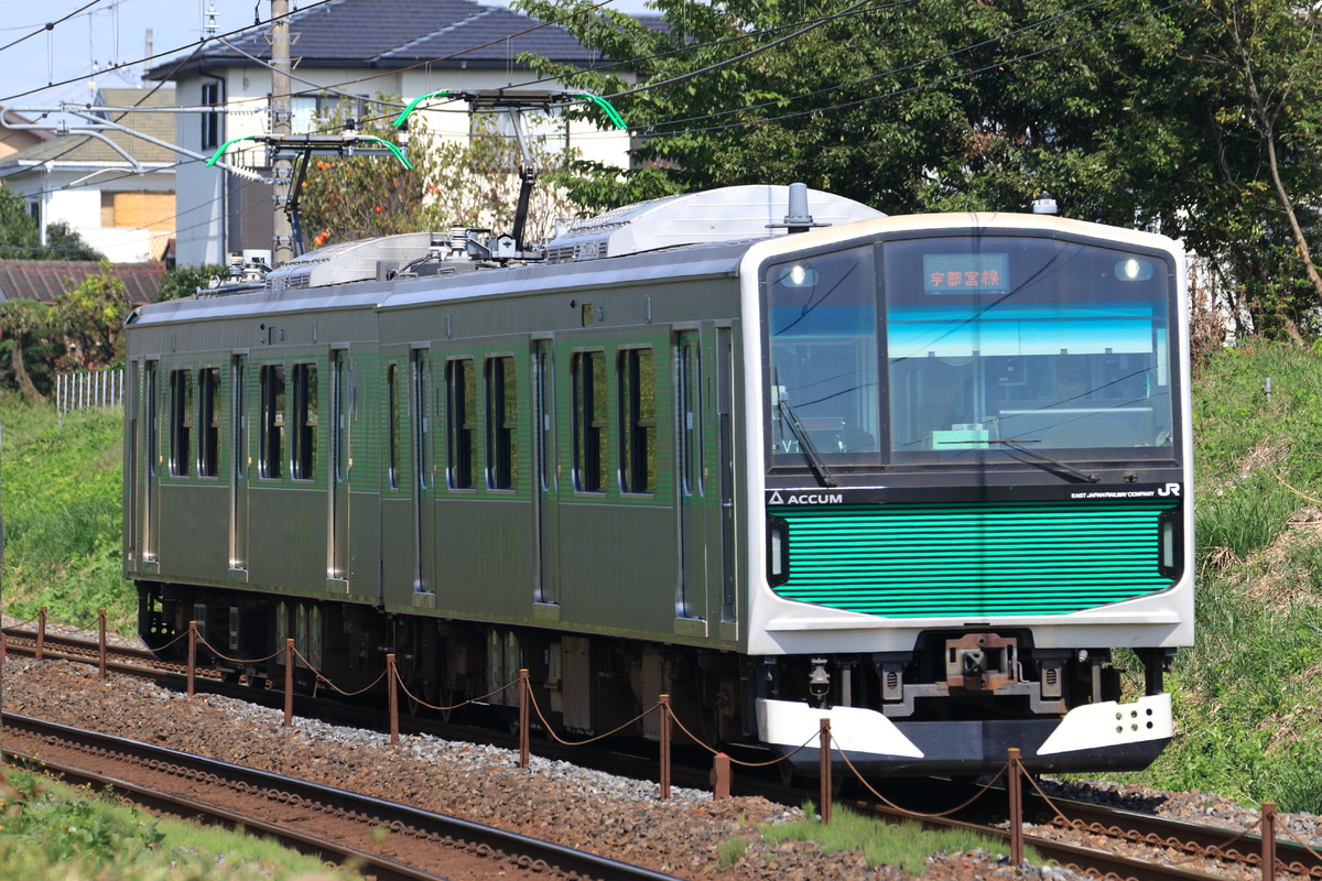 JR東日本 小山車両センター EV-E301系 ヤマV1編成