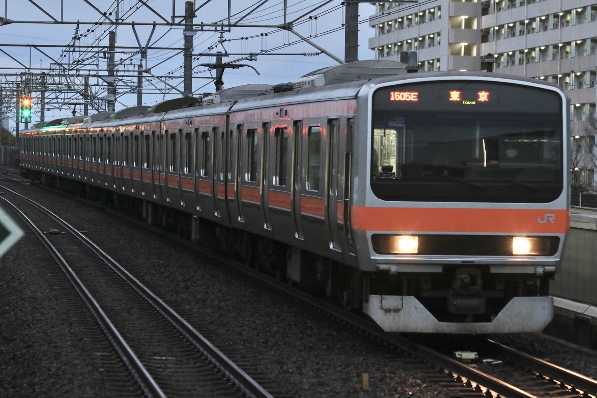 JR東日本 京葉車両センター E231系 ケヨMU22編成