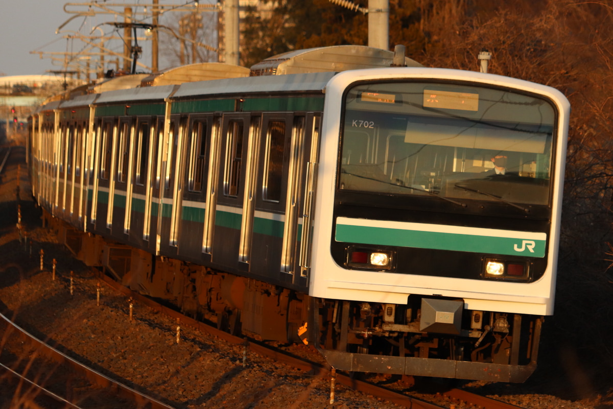 JR東日本 勝田車両センター E501系 カツK702編成