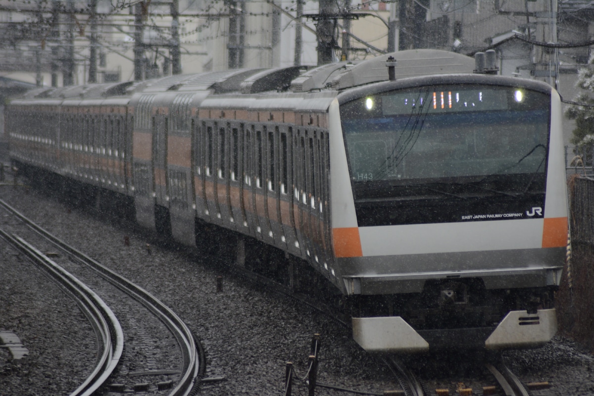 JR東日本 豊田車両センター本区 E233系 トタH43編成