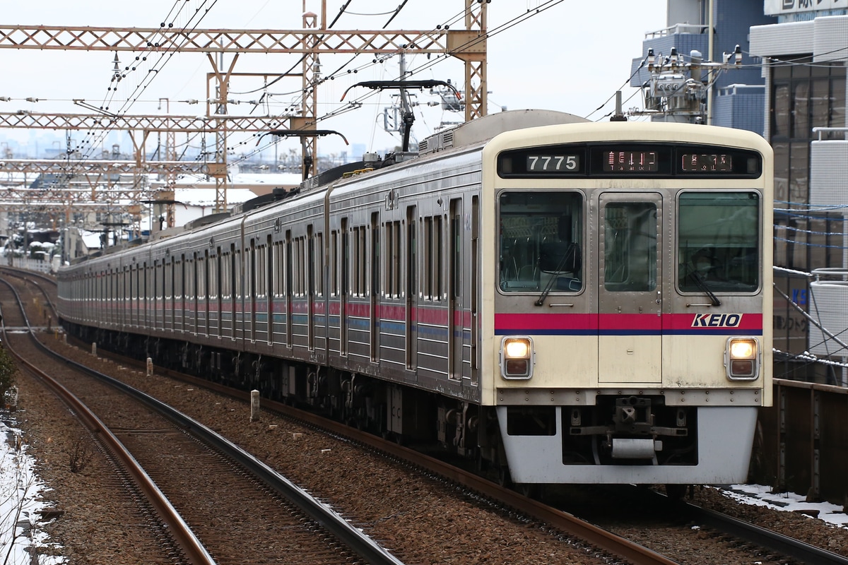 京王電鉄 若葉台検車区 7000系 7725f