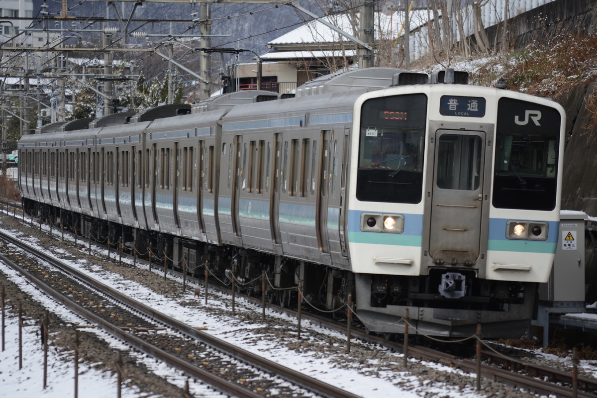JR東日本 長野総合車両センター 211系 ナノN607編成
