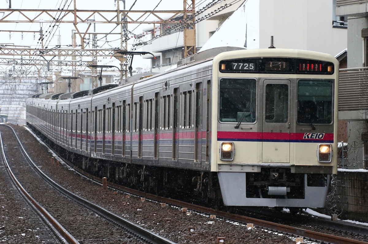 京王電鉄 若葉台検車区 7000系 7725f