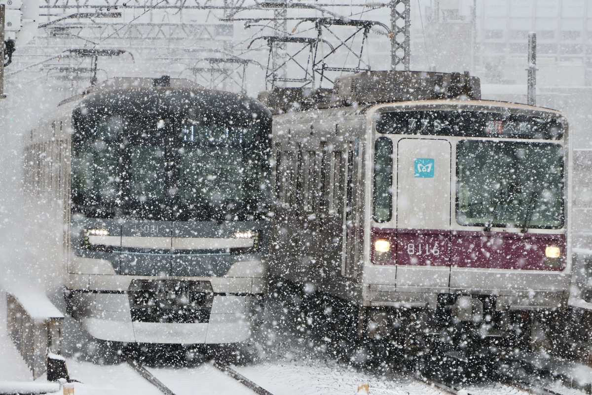 東京メトロ 鷺沼検車区 8000系 8116F