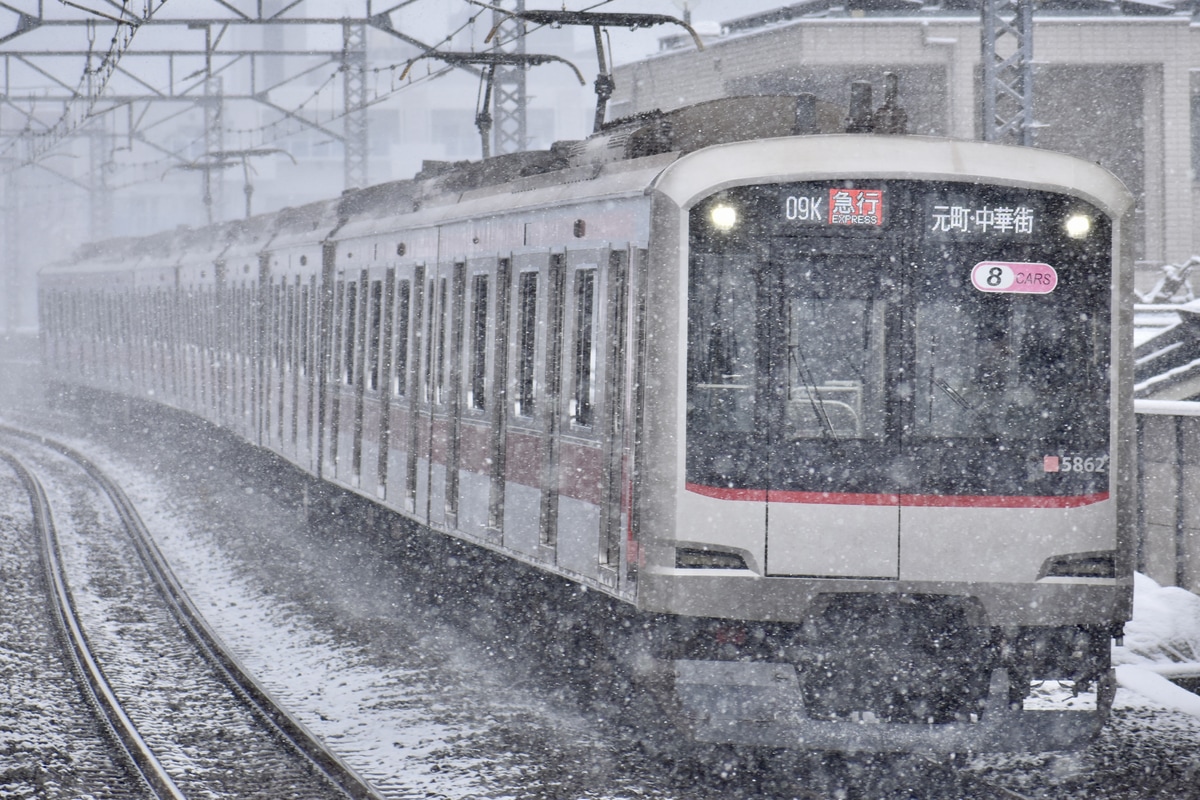 東急電鉄 元住吉検車区 5000系 5162F