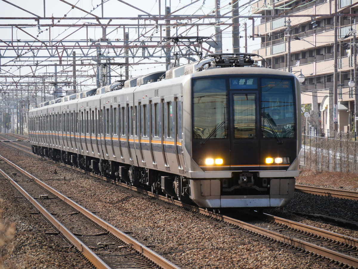 JR西日本 網干総合車両所明石支所 321系 D8編成