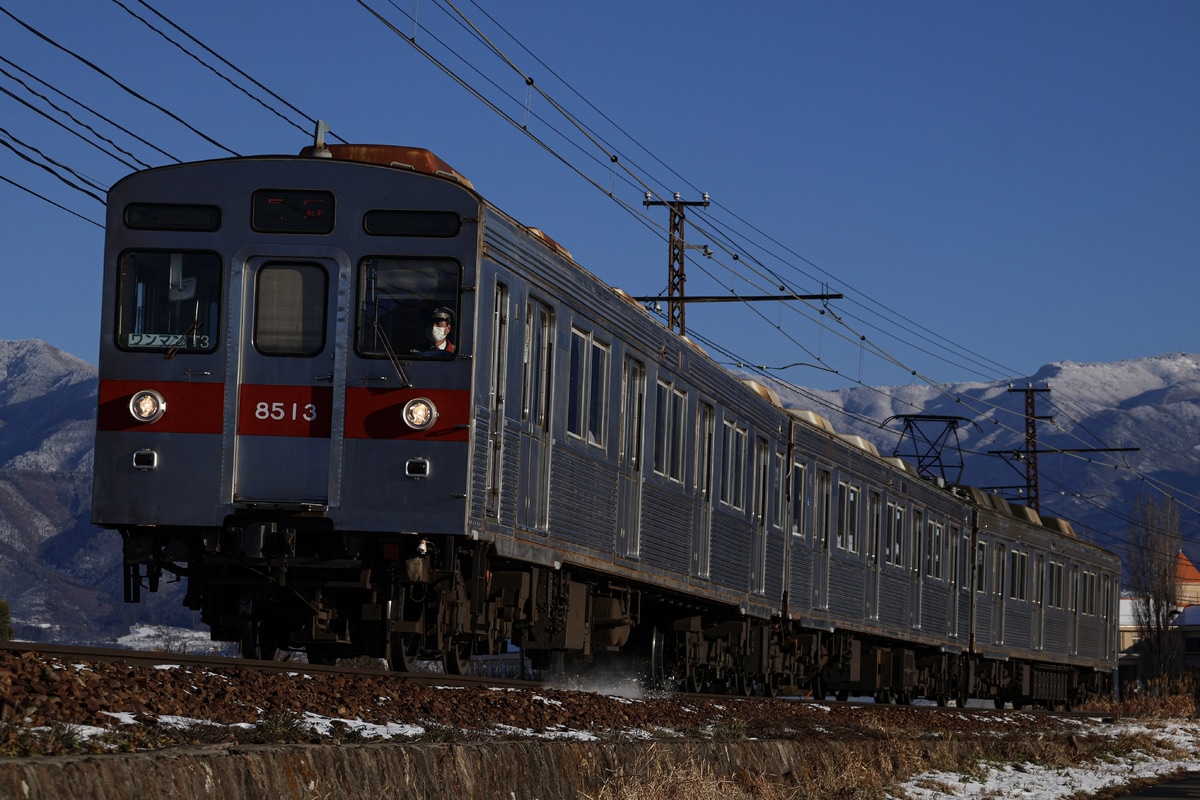 長野電鉄 須坂車両工場 8500系 T3編成