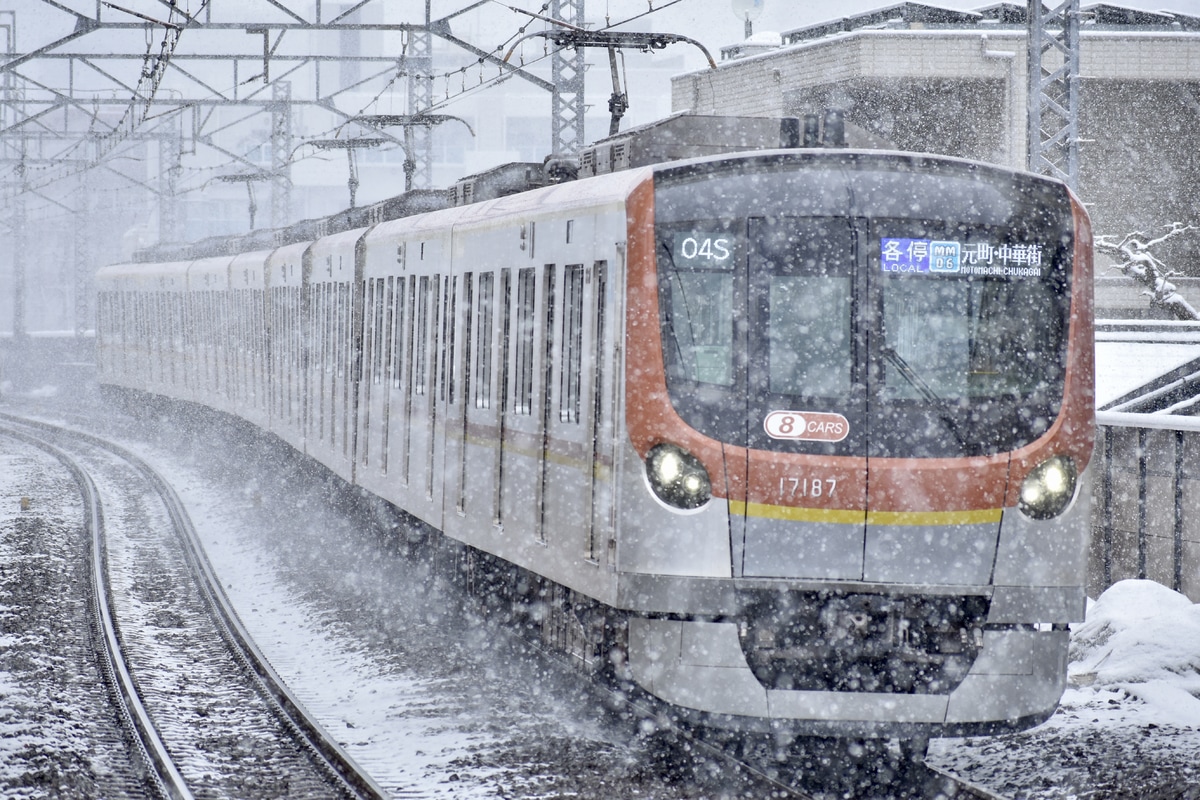 東京メトロ 和光検車区 17000系 17187編成